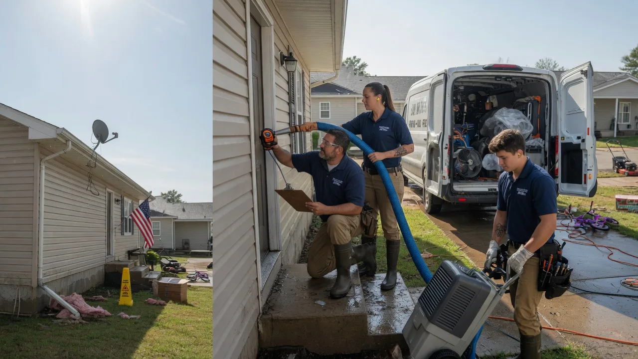Ceiling Water Damage Restoration in Kensal, ND near me